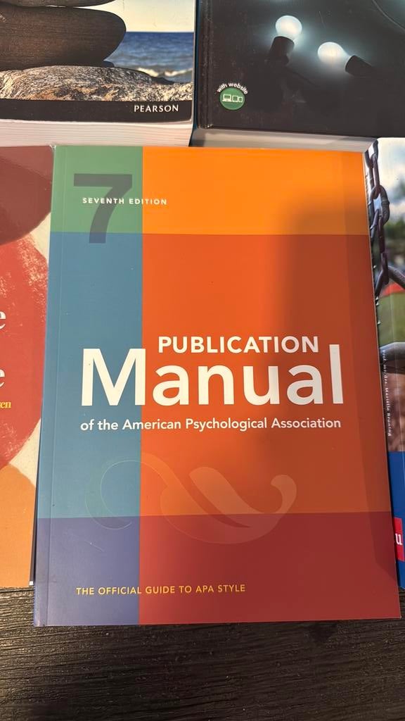 APA boek, Ophalen of Verzenden, Zo goed als nieuw, Overige uitgevers