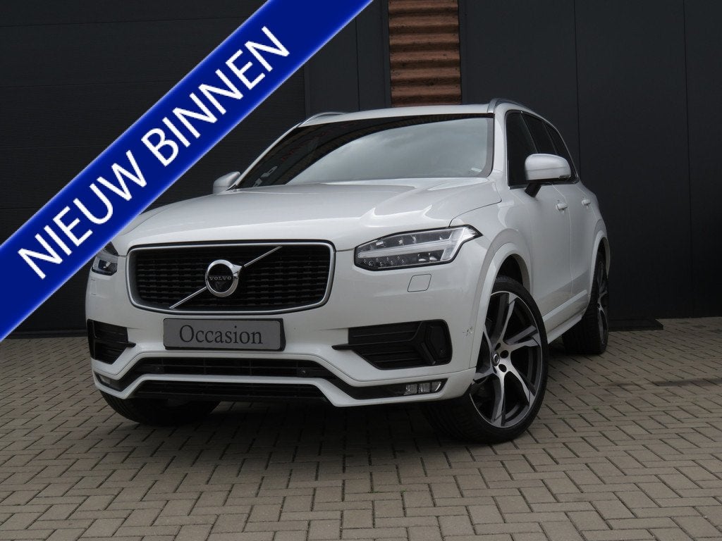 Volvo XC90 2.0 T6 AWD R-Design Airco ACC Cr-Control Panorama, Auto's, Volvo, Zwart, 4 cilinders, 1969 cc, 320 pk
