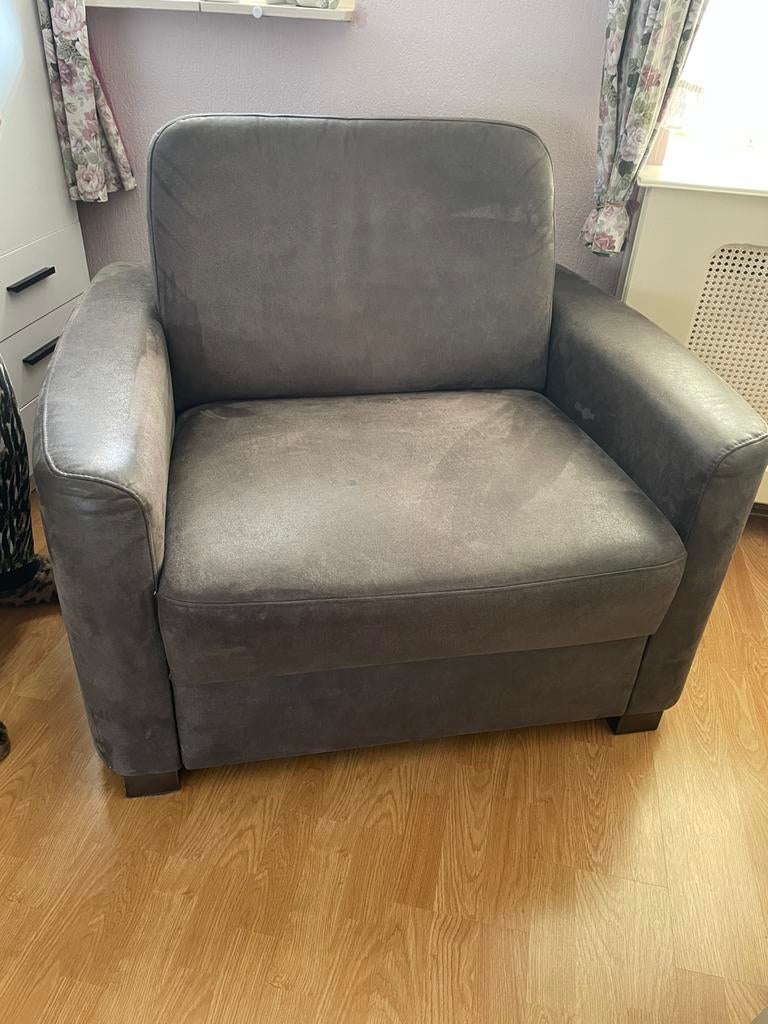 loveseat, Ophalen of Verzenden, Zo goed als nieuw, 75 tot 100 cm, Leer