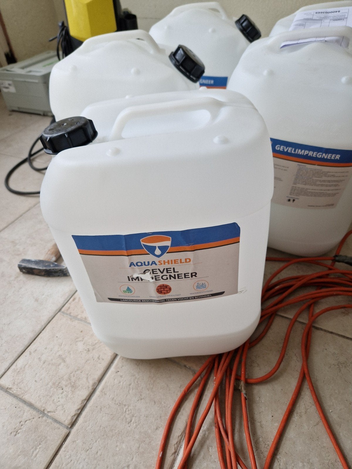 aquashield gevel impregnatie 80liter, Ophalen of Verzenden, Nieuw, Wit