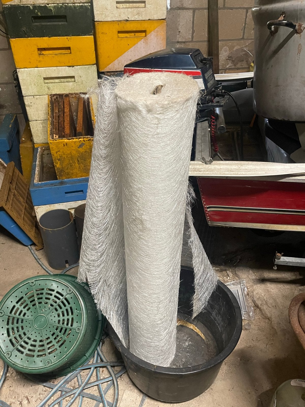 Grote Glasvezelmat Polyester Mat 130cm, Ophalen, Nieuw