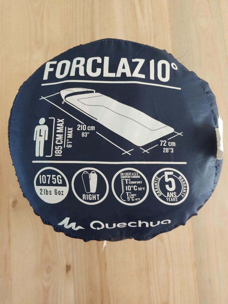 Forclaz 10 Slaapzak - Quechua - 1075g, Caravans en Kamperen, Slaapzakken, Ophalen, Gebruikt