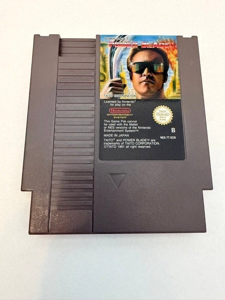 Power Blade Nintendo NES Scandinavisch - losse cartridge, Spelcomputers en Games, Games | Nintendo NES, Avontuur en Actie, Gebruikt
