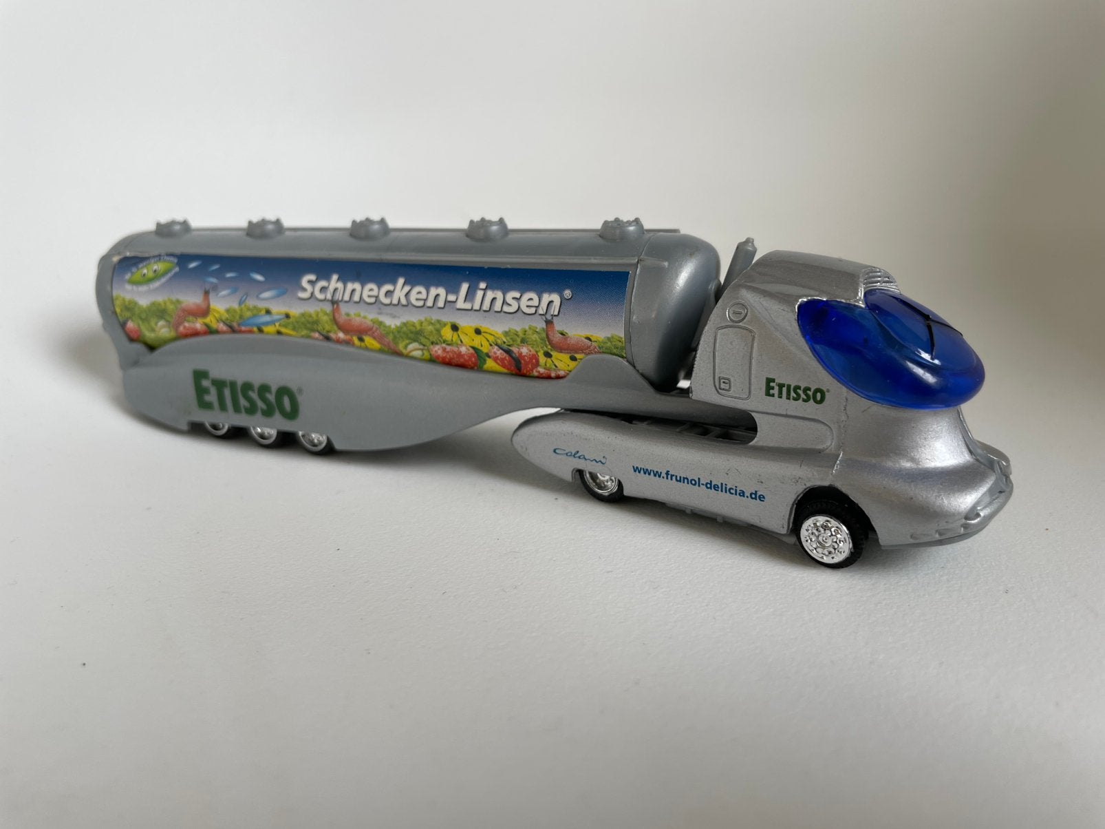 Model Colani Etisso vrachtwagencombinatie, grijs, 1/87, Ophalen of Verzenden, Gebruikt, Bus of Vrachtwagen, Overige merken