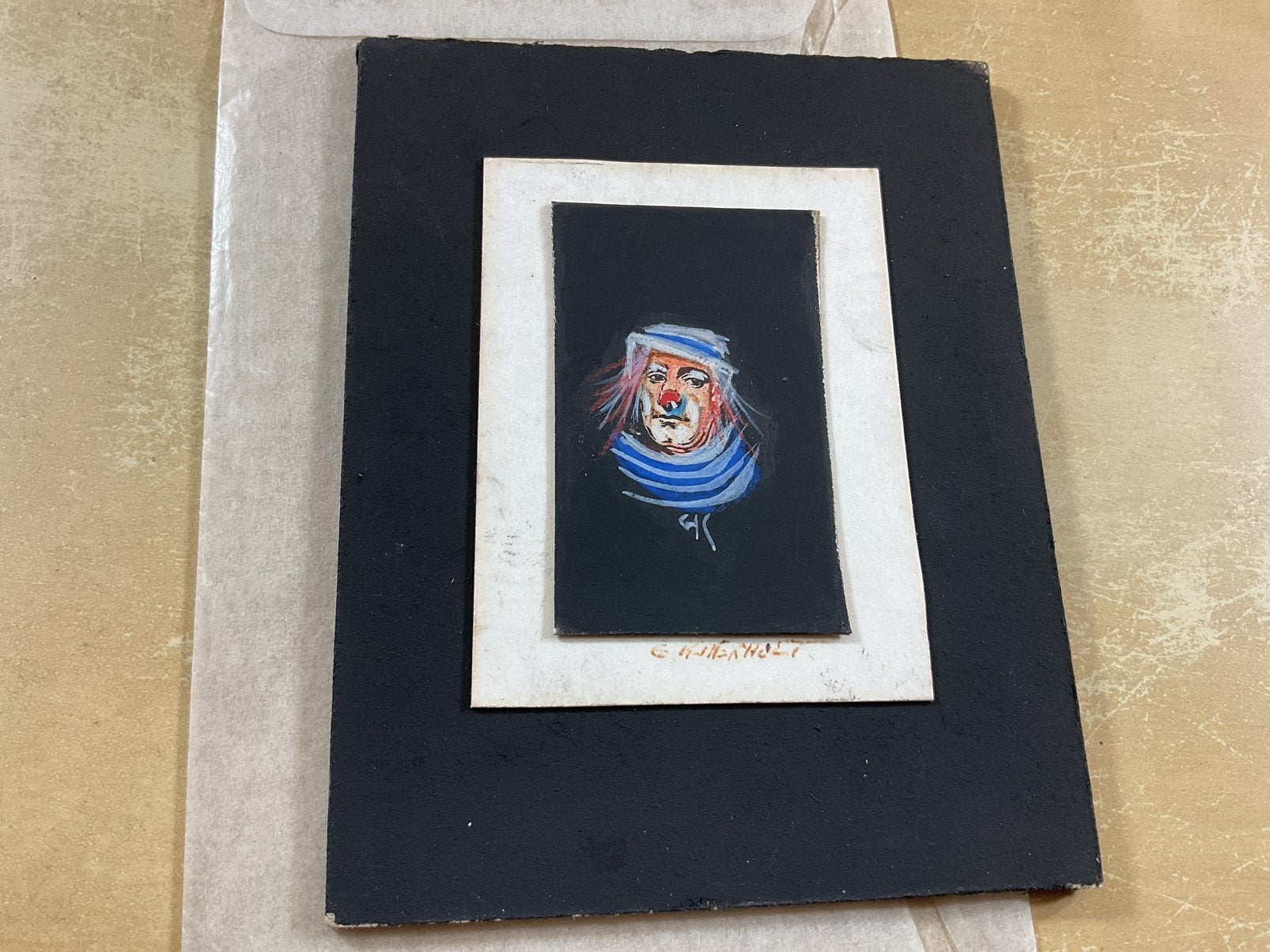 Schilderij op poststuk Denemarken. Bijzonder, Ophalen of Verzenden, Denemarken