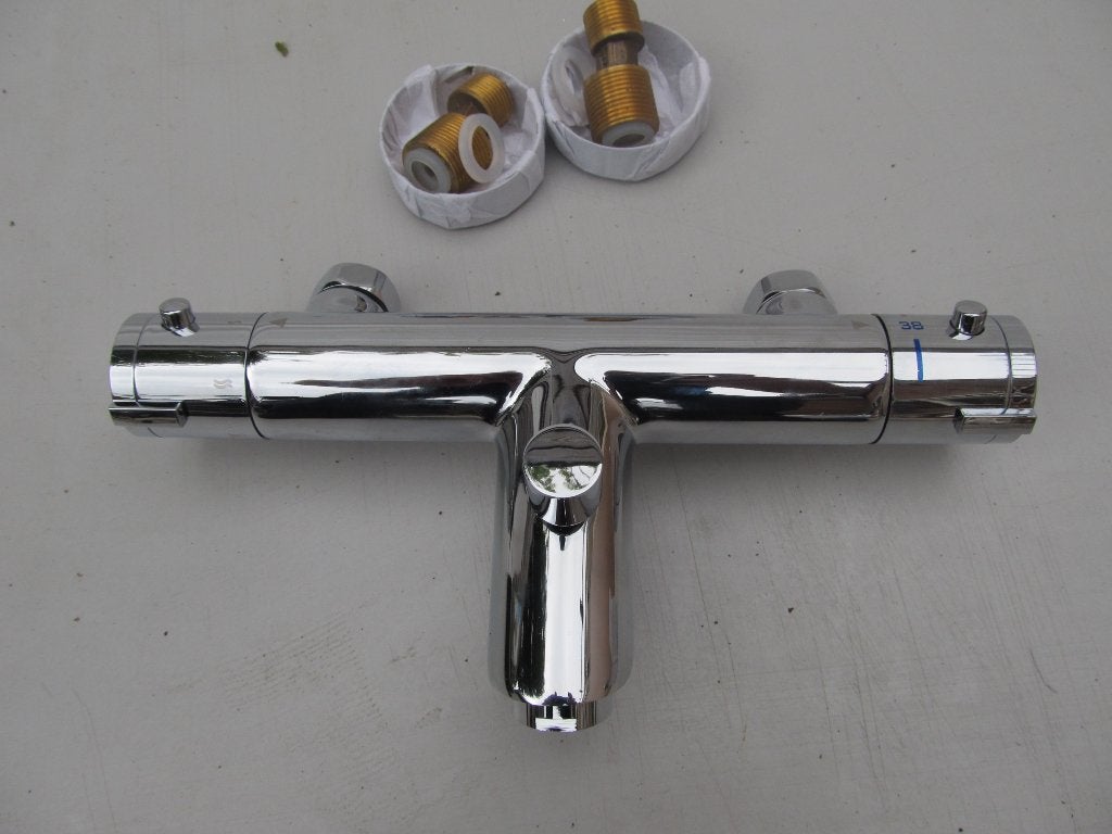 Thermostatische douchekraan, Doe-het-zelf en Verbouw, Sanitair, Ophalen, Nieuw, Rvs, Douche