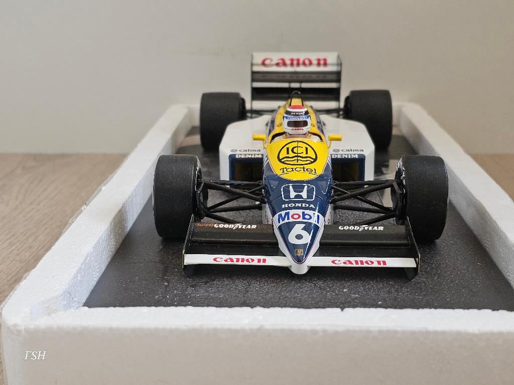 Williams Honda FW11, Nelson Piquet # 6, 1986. *NIEUWSTAAT*, Hobby en Vrije tijd, Modelauto's | 1:18, Ophalen of Verzenden, Nieuw