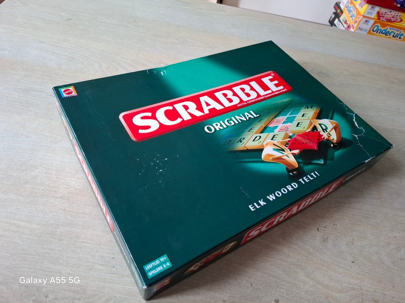 Scrabble Original Bordspel - Compleet en in goede staat, Mattel, Gebruikt, Ophalen of Verzenden, Mattel