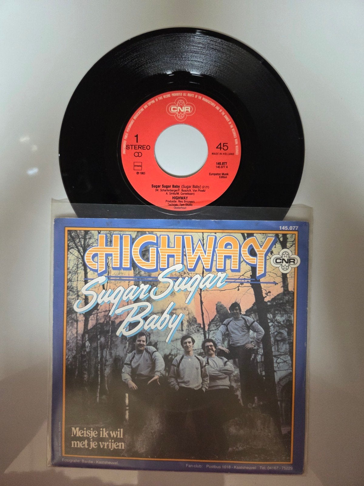 Highway - Sugar sugar baby, Ophalen of Verzenden, Gebruikt, Pop