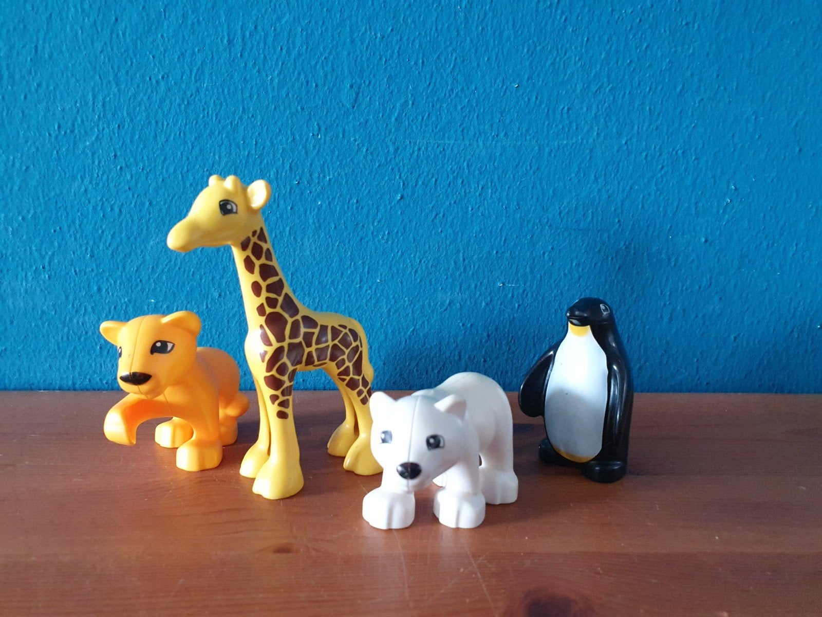 Duplo Dieren giraf ijsbeer pinguïn welp, Ophalen of Verzenden, Zo goed als nieuw, Duplo