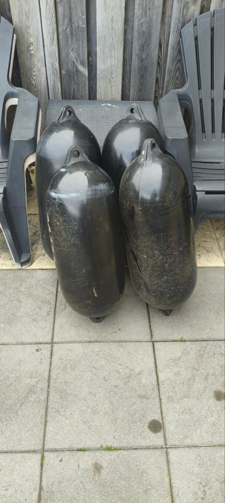 4x Majoni Star 4 Fenders / Stootwillen (24 x 70 cm) – Zwart, Ophalen, Zo goed als nieuw, Overige typen