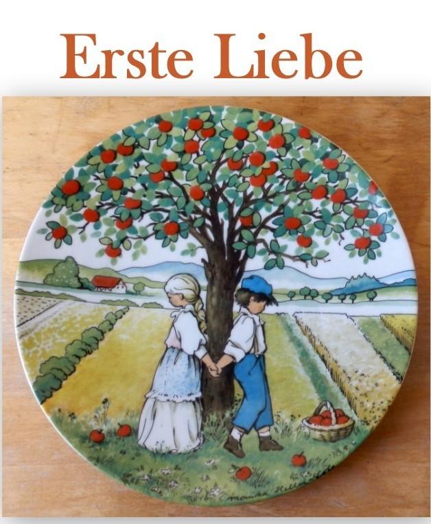 WB-1 Wandbord eerste liefde door M. Heller - Cole (1987 ), Ophalen of Verzenden, Zo goed als nieuw