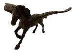 Zwarte pegasus, dierfiguur Papo, Ophalen of Verzenden, Gebruikt, Paard, Beeldje of Figuurtje