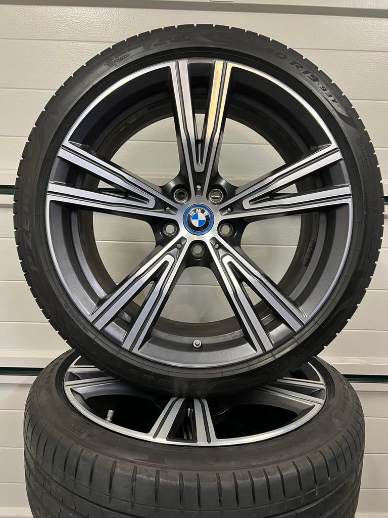 ORIGINEEL BMW 3 SERIE G20 G21 793i 19” VELGEN INDIV BREEDSET, Auto-onderdelen, Banden en Velgen, Gebruikt, 255 mm, Banden en Velgen
