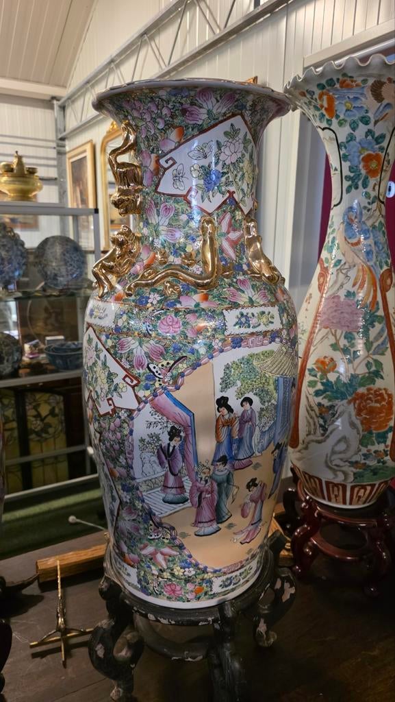 3 Prachtige grote antieke Chinese Vazen, Antiek en Kunst, Antiek | Porselein, Ophalen