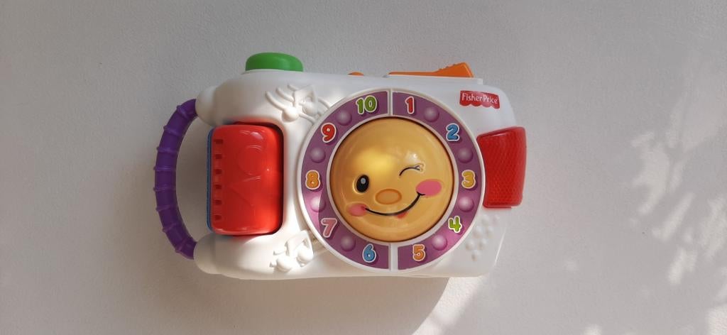 Fisher-Price Laugh & Learn Camera, Ophalen, Zo goed als nieuw, Speelset, Met licht