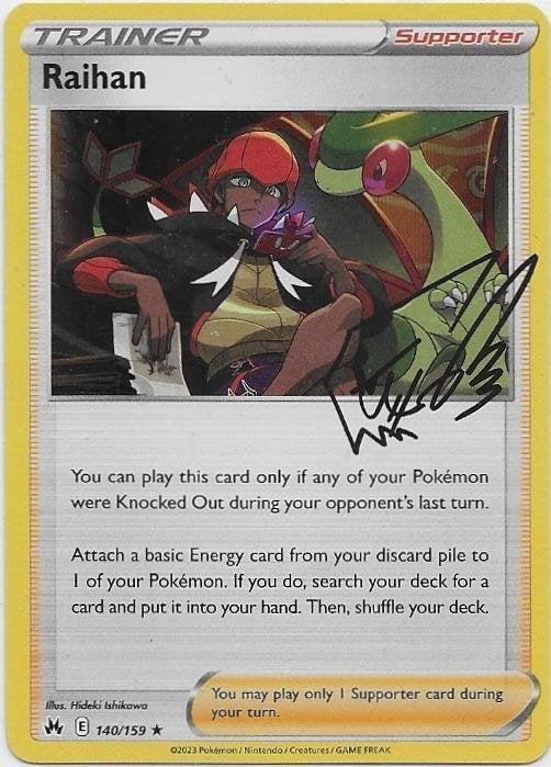 Crown Zenith,  Raihan [holo] 140/159, Verzenden, Nieuw, Losse kaart