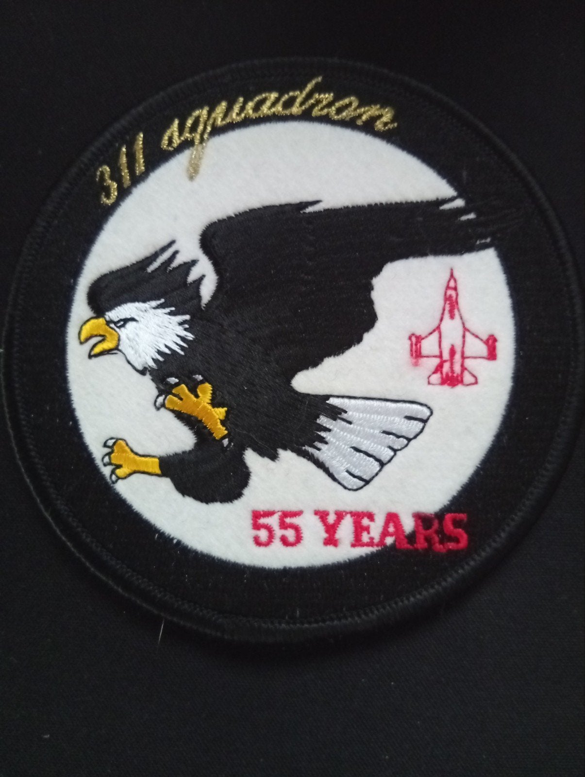 patch 55 years 311 squadron, Ophalen of Verzenden, Zo goed als nieuw, Patch, Badge of Embleem