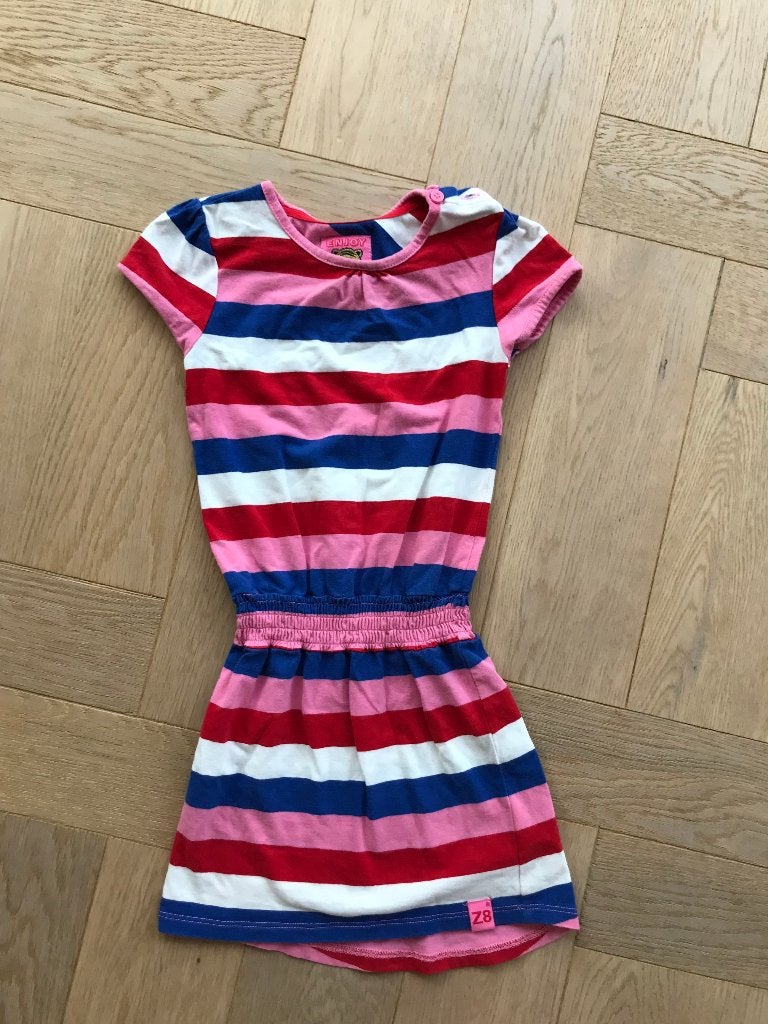 ZGAN Leuk gestreept zomerjurkje van Z8 maat 92/98, Kinderen en Baby's, Meisje, Z8, Ophalen of Verzenden, Zo goed als nieuw
