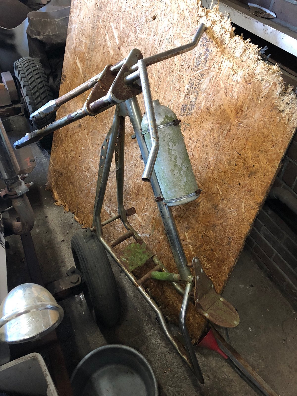 Mini chopperframe, Ophalen