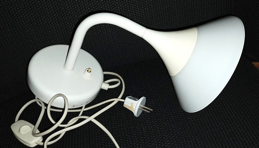 vintage trompetlamp - iconische wandlamp van N.V.I. 60/70s, E14 (klein), Ophalen of Verzenden, Gebruikt, Met schakelaar