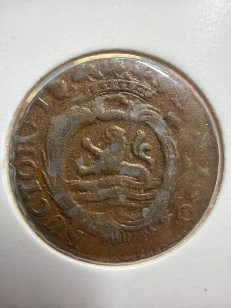 1 duit 1781 — Zeeland — fraai, Postzegels en Munten, Munten | Nederland, Ophalen of Verzenden, Vóór koninkrijk, Overige waardes