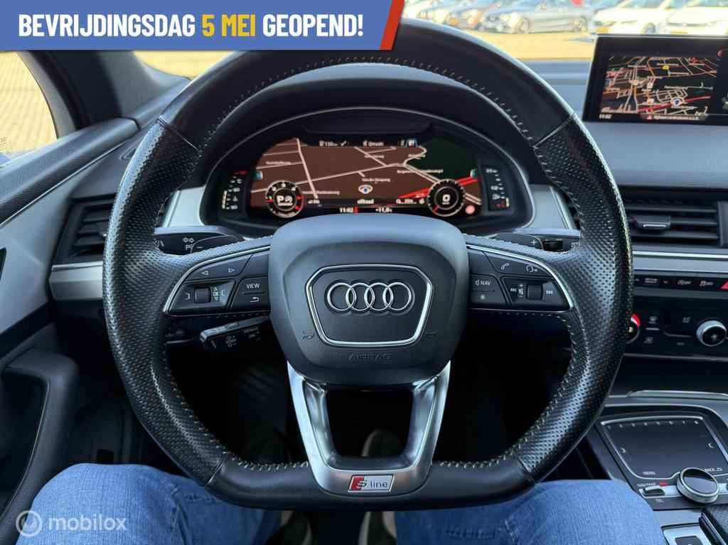 Audi Q7 3.0 TDI quattro S-Line GRIJS KENTEKEN | PANODAK |, Auto's, Audi, Gebruikt, Euro 6, 2069 kg, Bi-Xenon koplampen