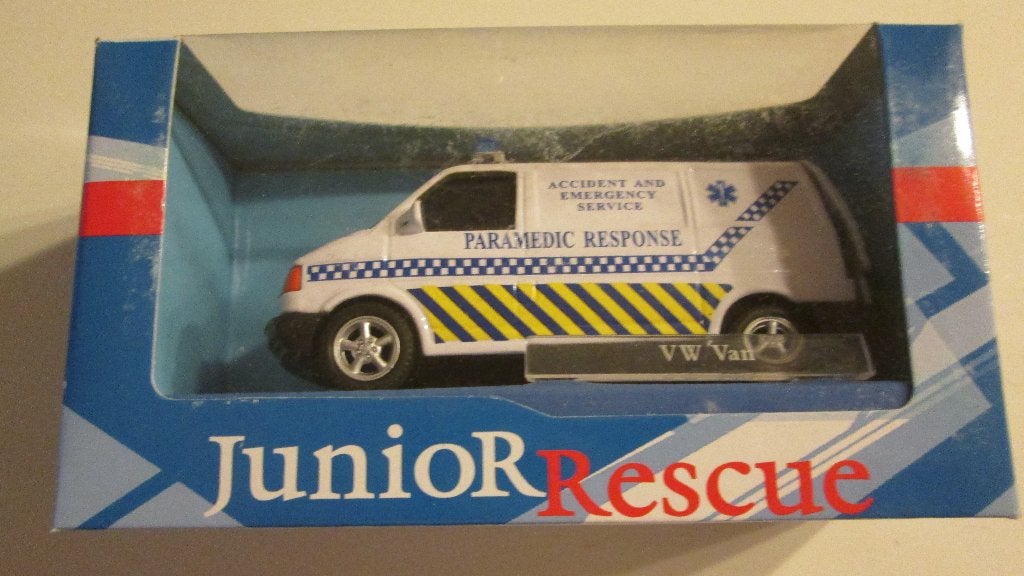 VW Bus Ambulance 1:43, Ophalen of Verzenden, Nieuw, Auto, Overige merken