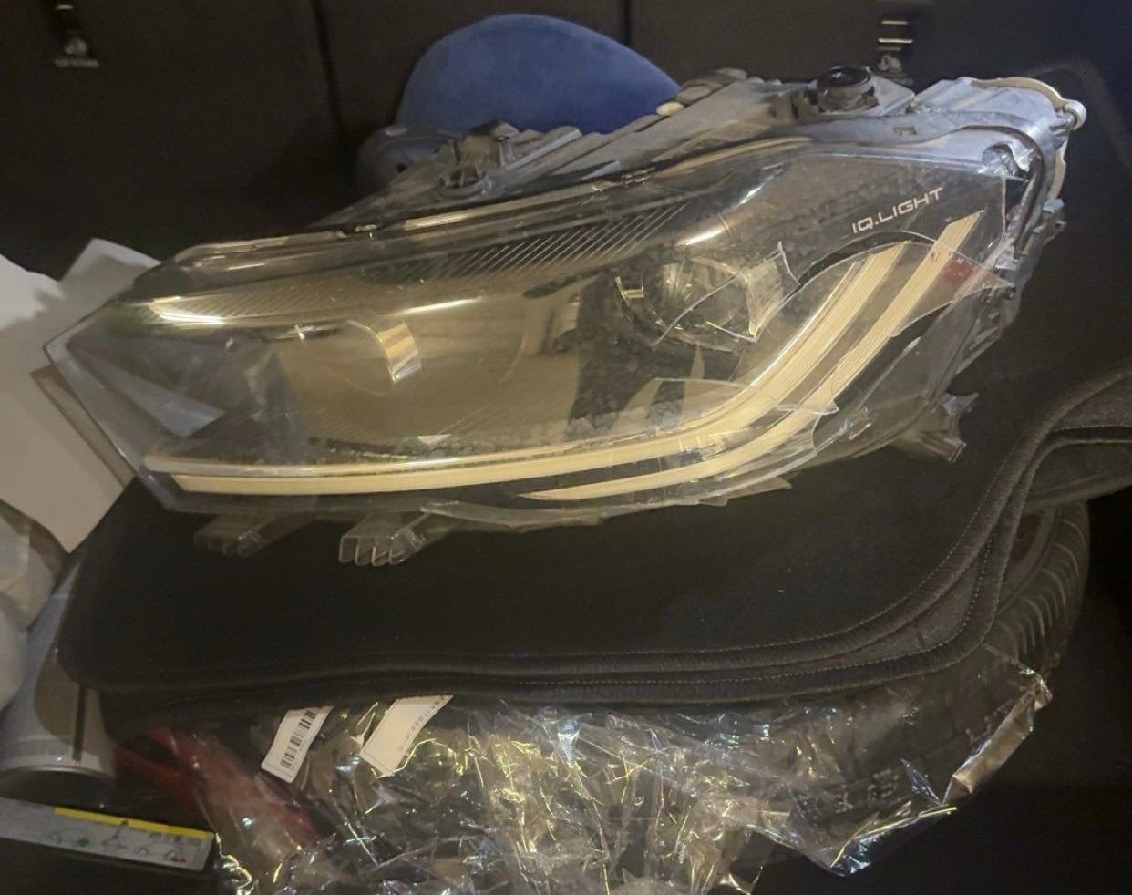 Koplamp links met kapot glas polo R-line, Auto-onderdelen, Verlichting, Ophalen of Verzenden, Gebruikt