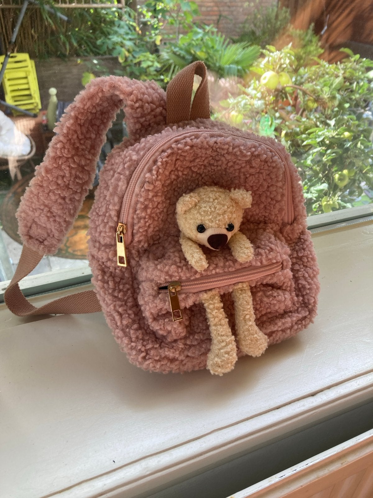 Roze teddy rugzakje met beertje, Overige merken, Minder dan 30 cm, Ophalen of Verzenden, Minder dan 25 cm