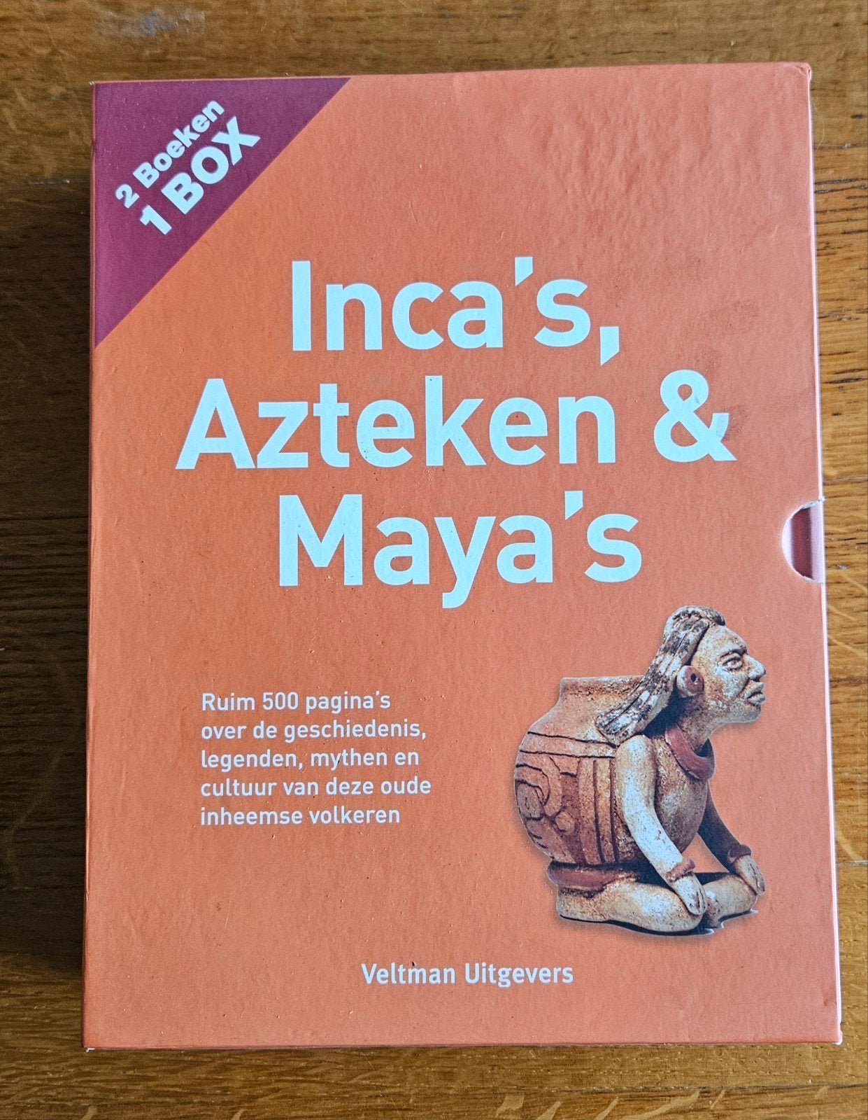 Boekenset Inca's, Azteken & Maya's - 2 boeken in 1 box, Boeken, Ophalen of Verzenden, 20e eeuw of later, Zo goed als nieuw, Charles Phillips, Dr. David M. Jones