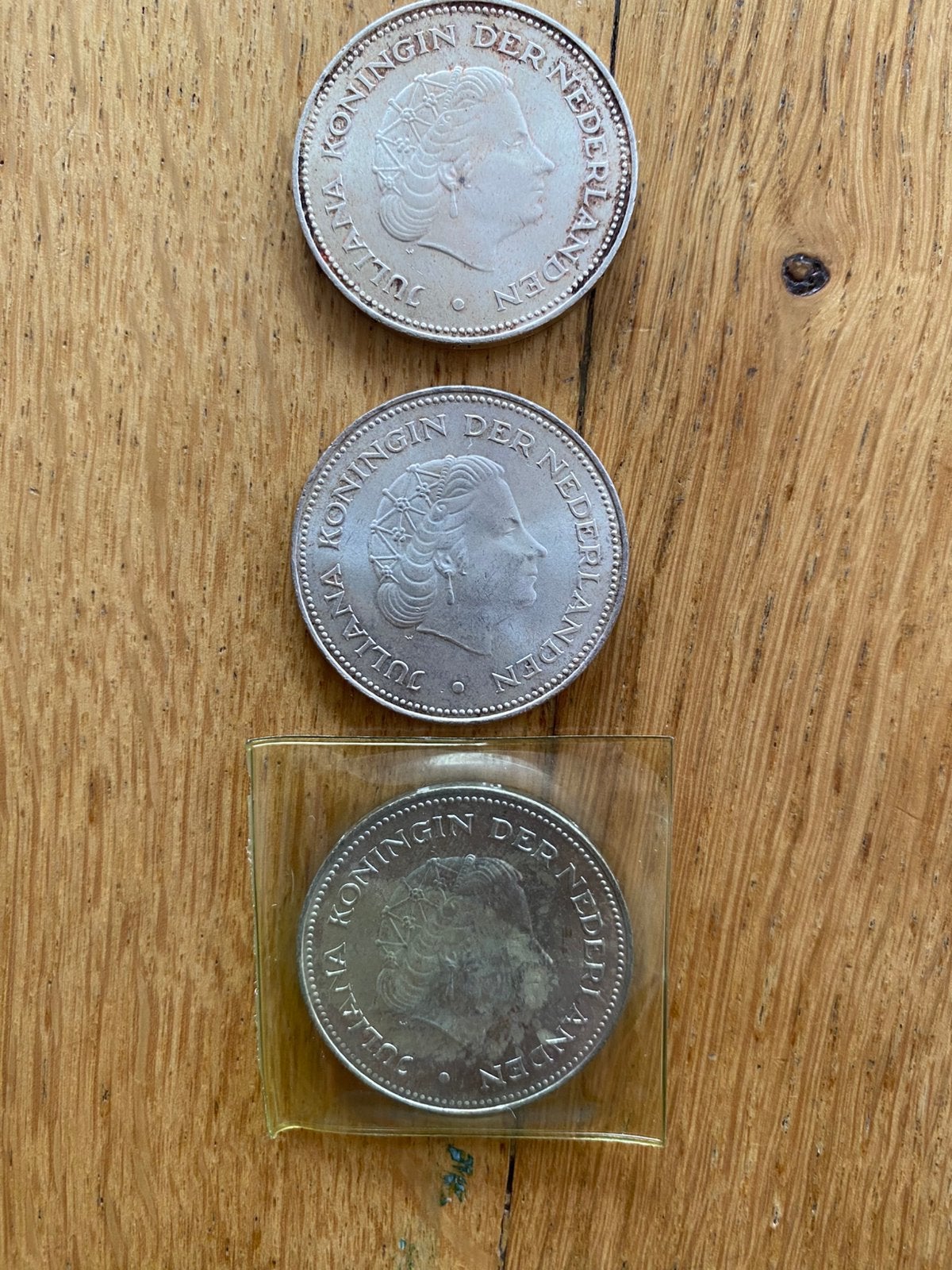 3x zilveren 10 gulden 1970 – Nederland Herrijst 1945-1970, Ophalen, Koningin Juliana, 10 gulden, Zilver