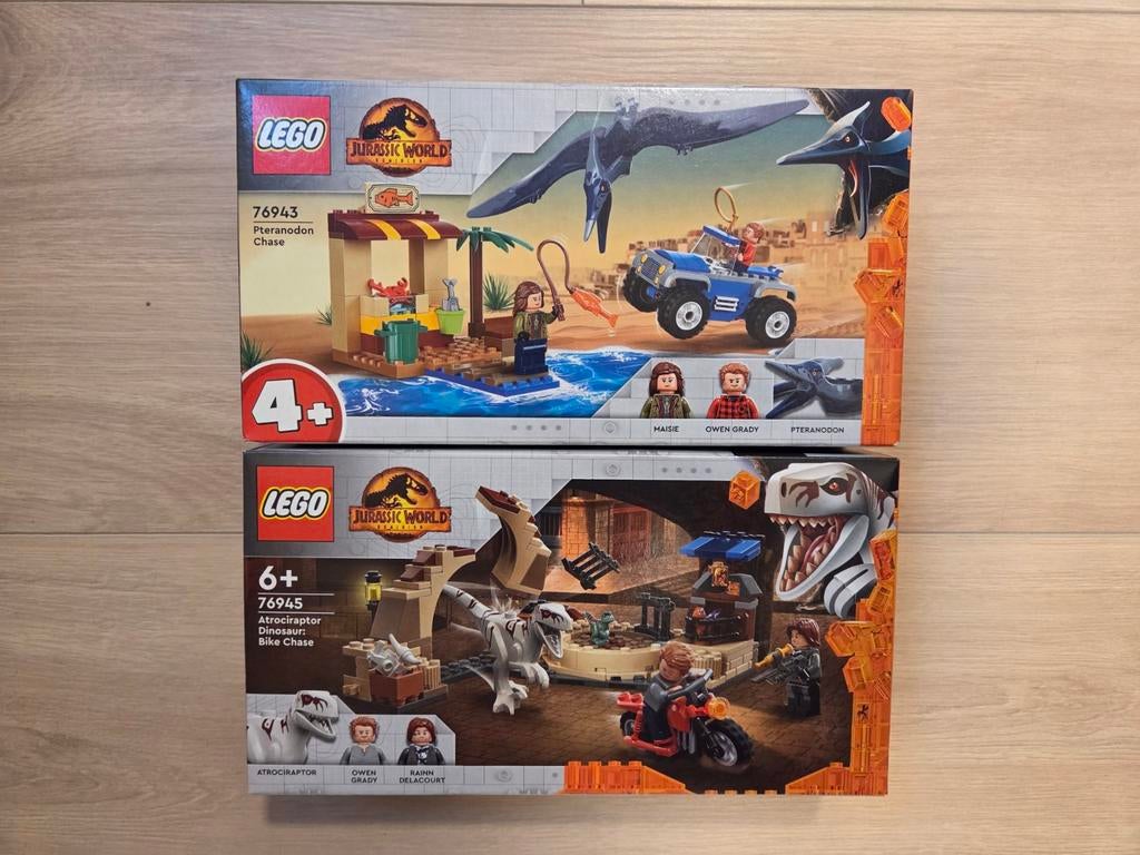 LEGO Jurassic World Dinosaurus sets (2 stuks) - Nieuw!, Ophalen of Verzenden, Nieuw, Overige merken