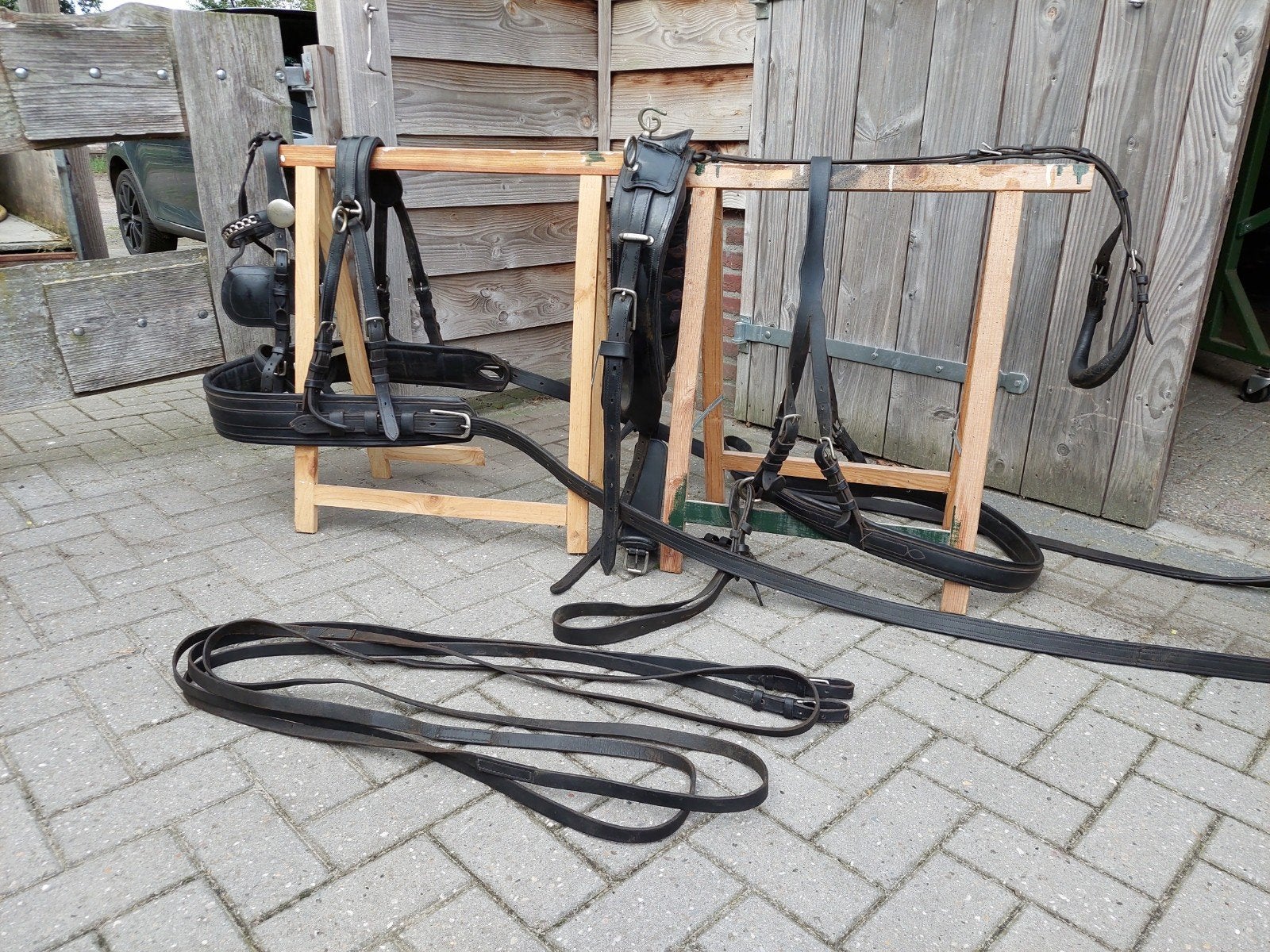 Enkelspan mentuig FULL, Dieren en Toebehoren, Paarden en Pony's | Hoofdstellen en Tuigage, Ophalen of Verzenden, Gebruikt, Mentuig