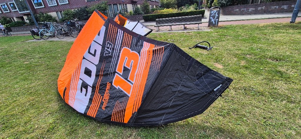 Ozone edge v9 13m, Gebruikt, 13 m², Geen board, Ophalen of Verzenden