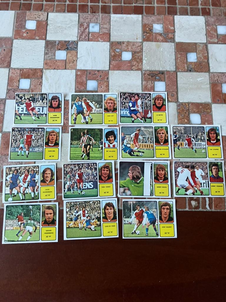 Az’67 panini vanderhout 1974-1975, Verzamelen, Ophalen of Verzenden, Gebruikt, AZ, Poster, Plaatje of Sticker