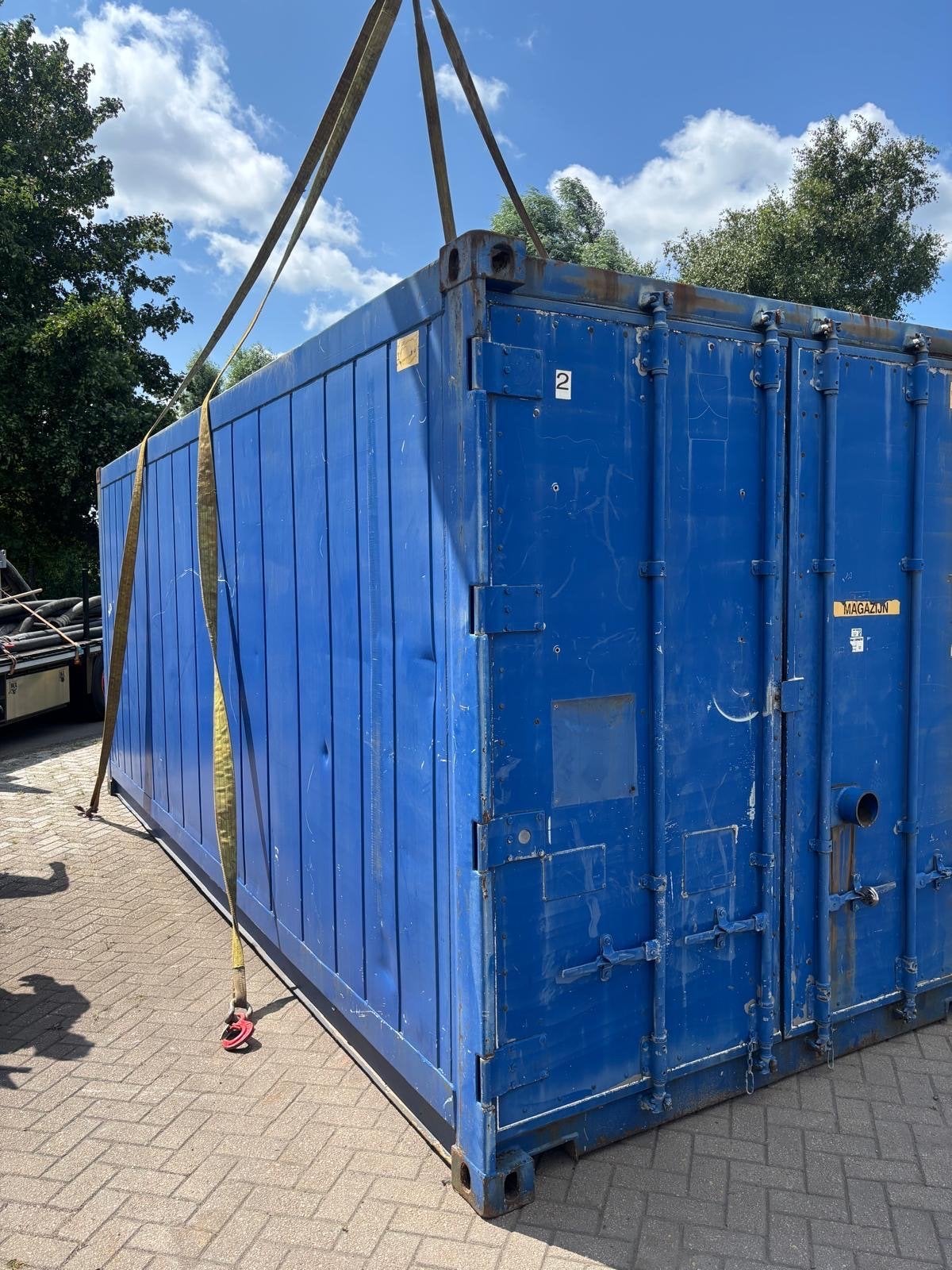 Robuuste Werkplaatscontainer - incl materiaal, Ophalen