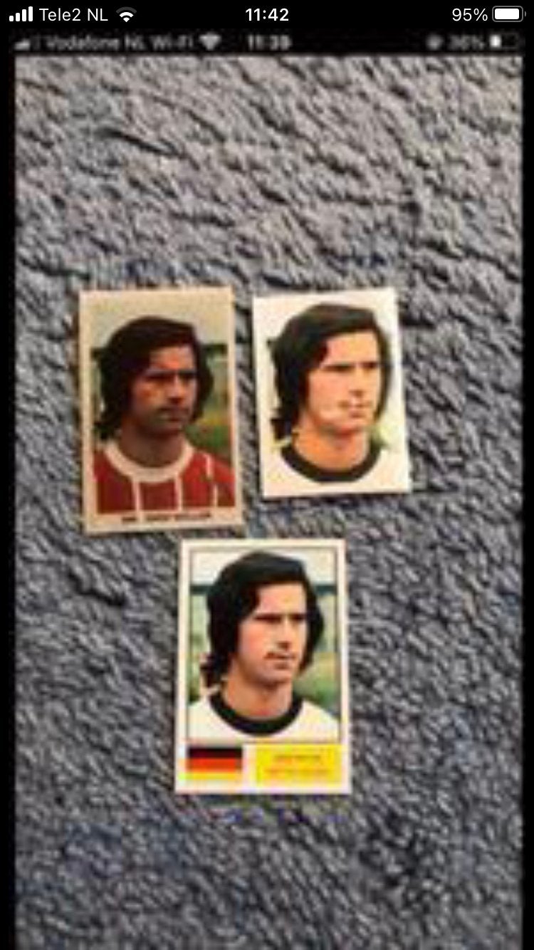 Gerd muller panini vanderhout div jaren, Ophalen of Verzenden, Gebruikt
