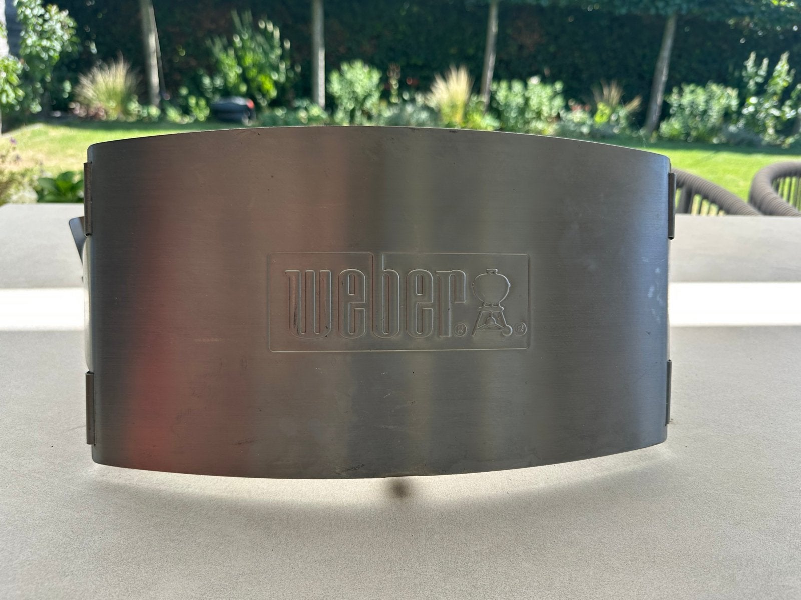 Originele Weber Q draaispies set met motor, Ophalen of Verzenden, Gebruikt