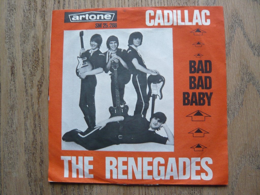 Single van The Renegades., Gebruikt, Fotohoes, 7 inch, Single