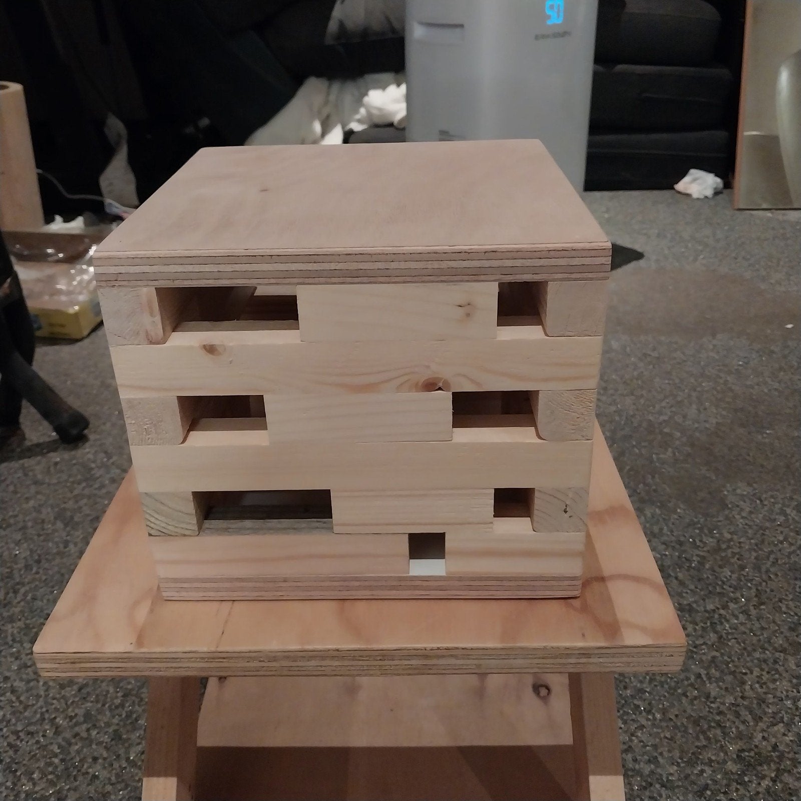 houten kubus, Antiek en Kunst, Ophalen