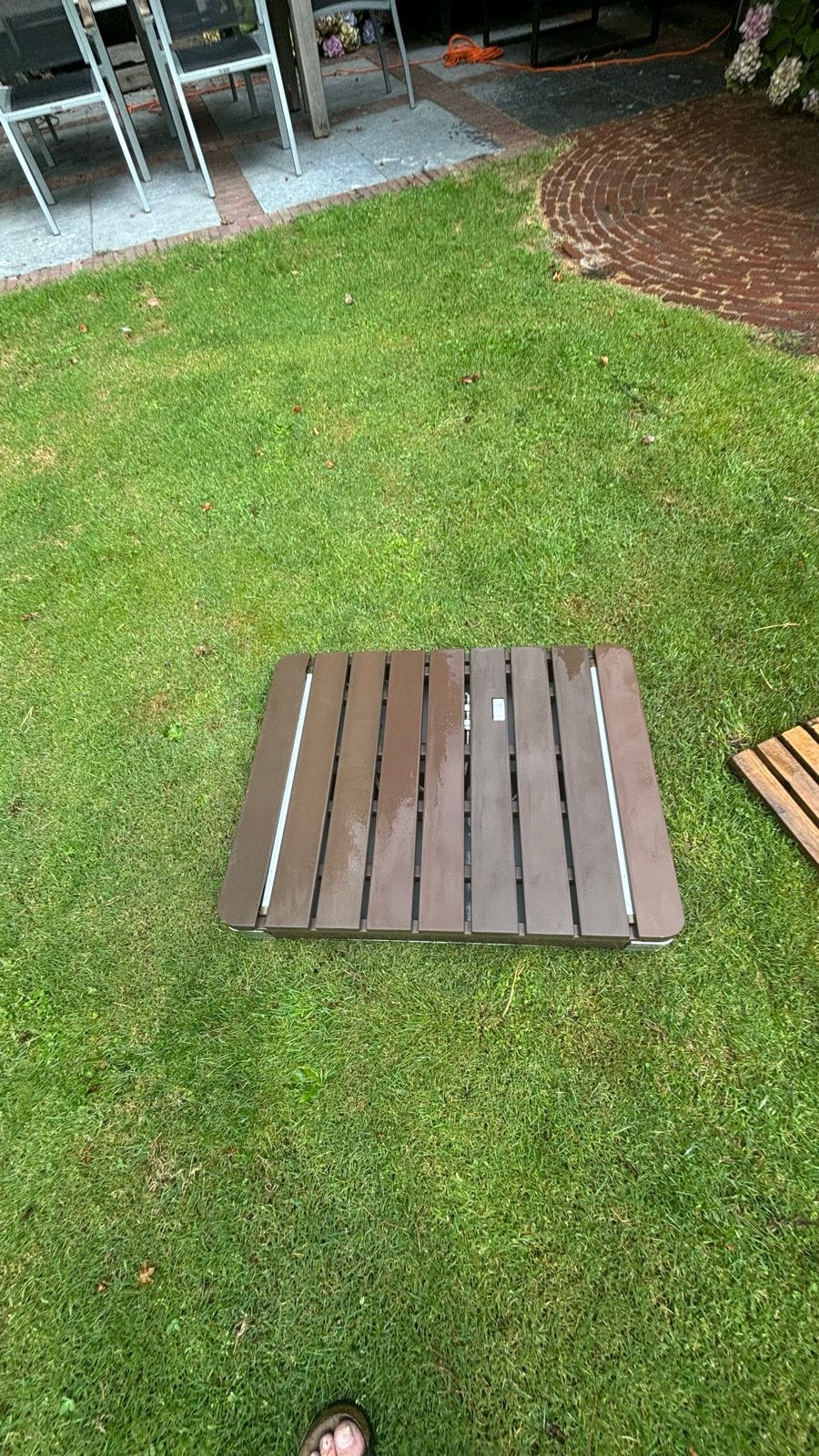 Stap op buitendouche - Gardena aansluiting, Ophalen of Verzenden, Gebruikt