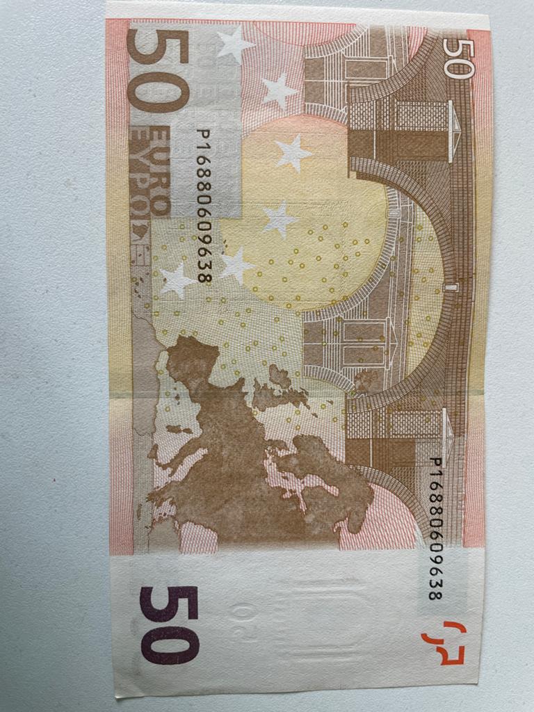 50 Euro biljet - Eerste serie Unc, Ophalen of Verzenden, Overige landen, 50 euro, Los biljet