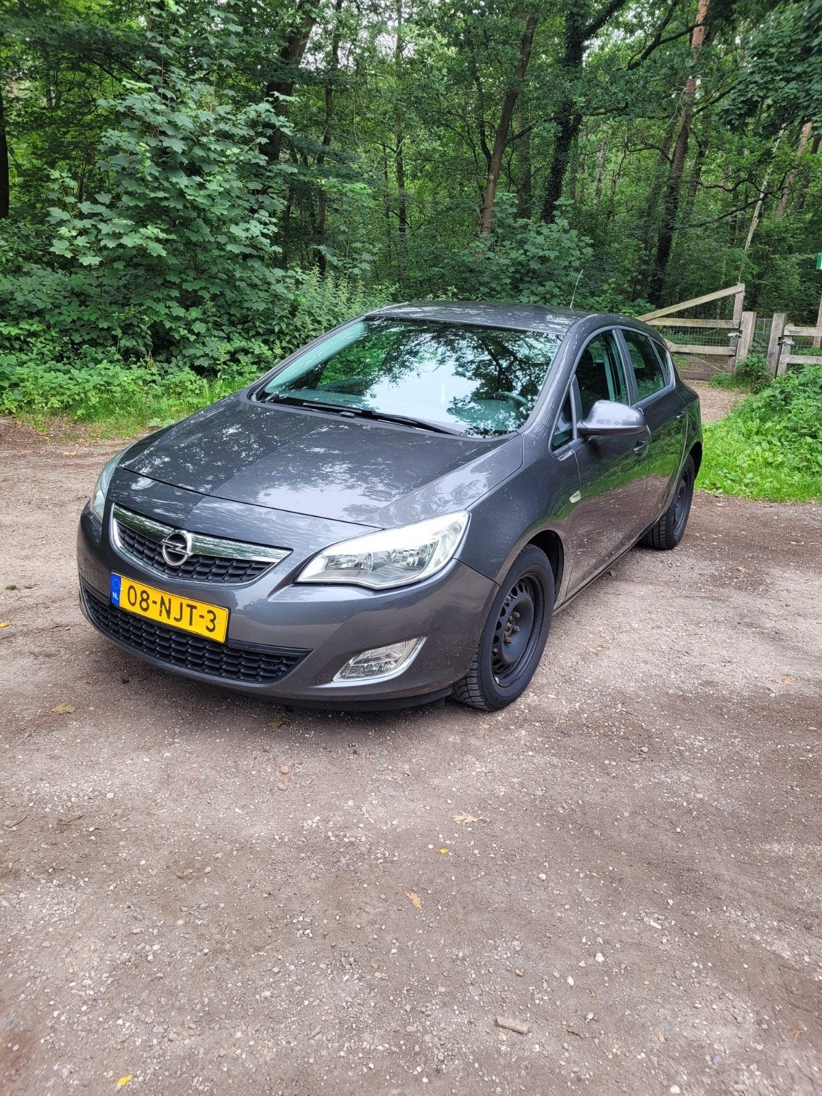 Opel Astra 1.4 Turbo 88KW 5D 2010 Grijs, Auto's, Voorwielaandrijving, Euro 5, Stof, 680 kg