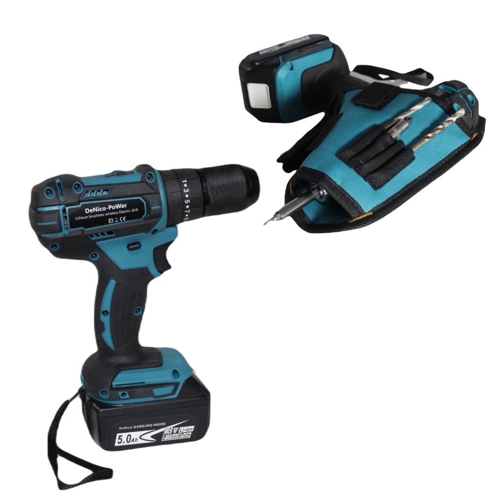 Klop boor schroef machine 18V past ook op Makita LXT