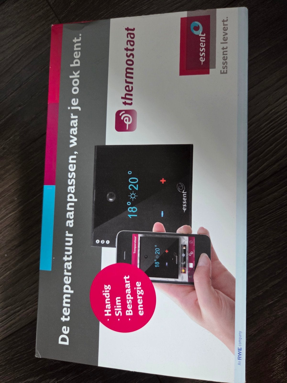 Essent slimme thermostaat, Ophalen of Verzenden, Slimme thermostaat, Zo goed als nieuw
