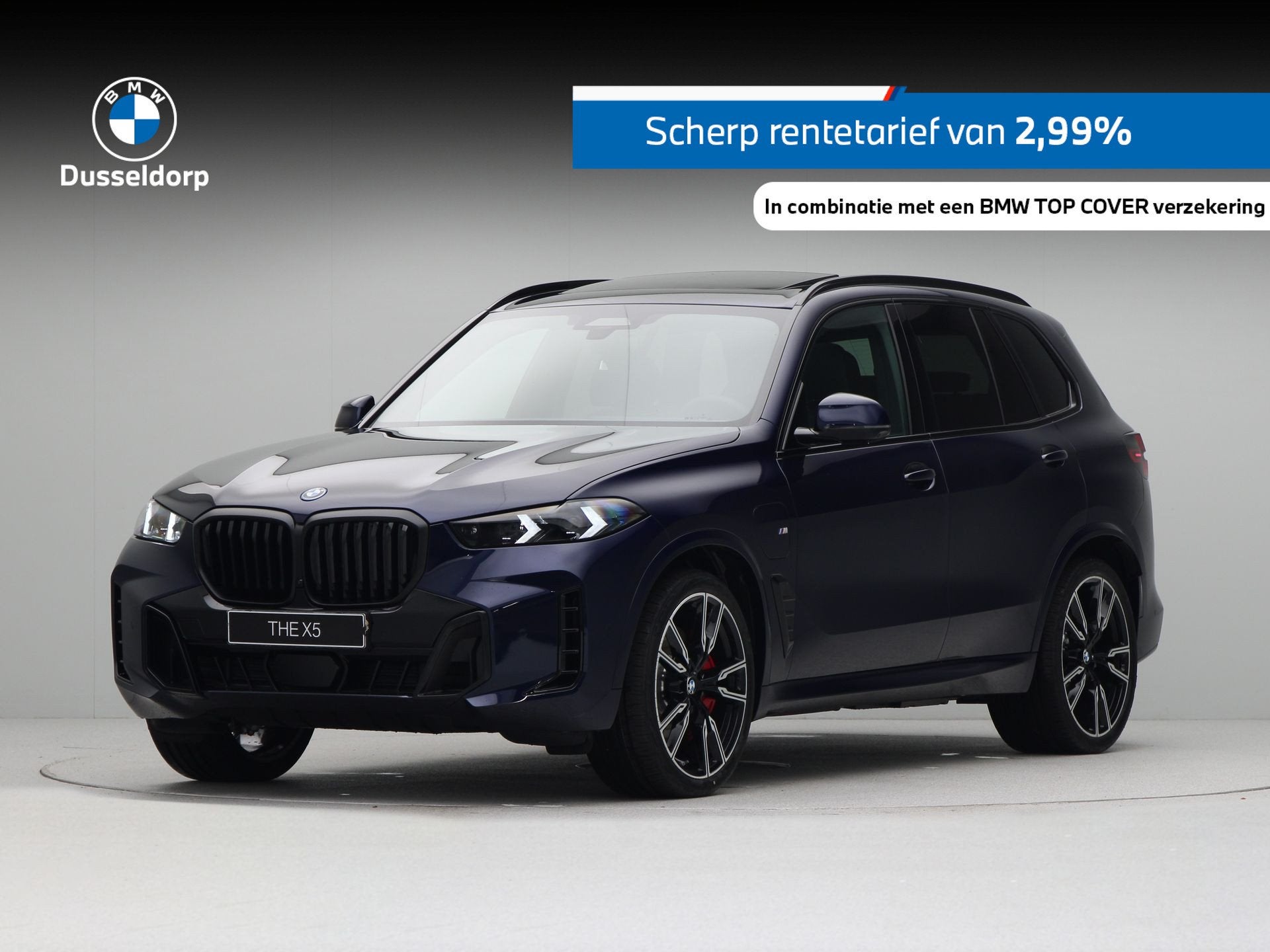 BMW X5 xDrive50e M-Sport Pro (bj 2026, automaat), Auto's, Automaat, 2395 kg, Blauw, Overige brandstoffen