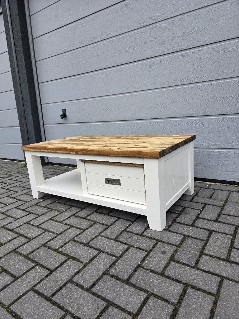 Henders & Hazel Salontafel | Massief Hout | €175, Ophalen, Dutch Premium, 100 tot 150 cm, Eikenhout