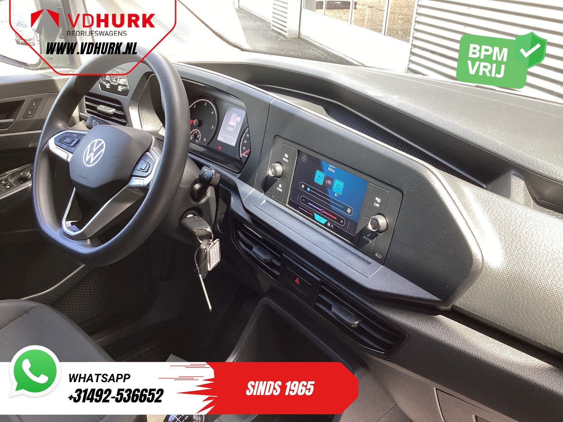Volkswagen Caddy Cargo 2.0 TDI 100 pk Omvormer/ Sortimo/ Cru, Gebruikt, 4 cilinders, Volkswagen, Wit