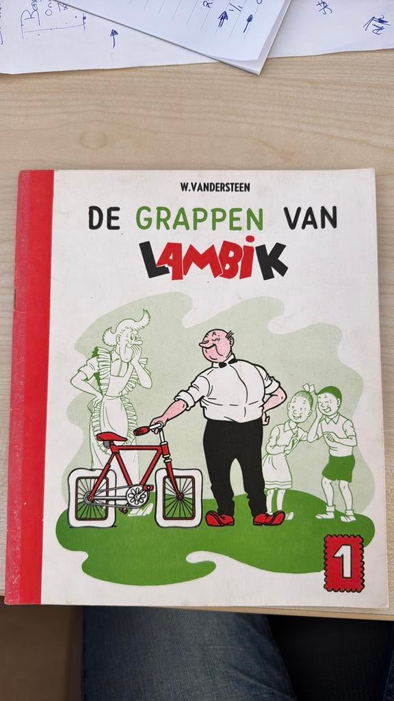 De grappen van Lambik, Nr 1, 1982, Vandersteen, illegale, Gelezen, Willy Vandersteen e.a., Eén stripboek, Ophalen of Verzenden